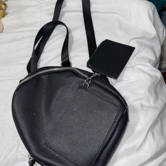Black Backpack with Coin Pouch - Picture 1 of 1